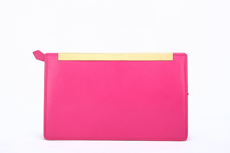 YSL lutetia clutch 30418 rosered